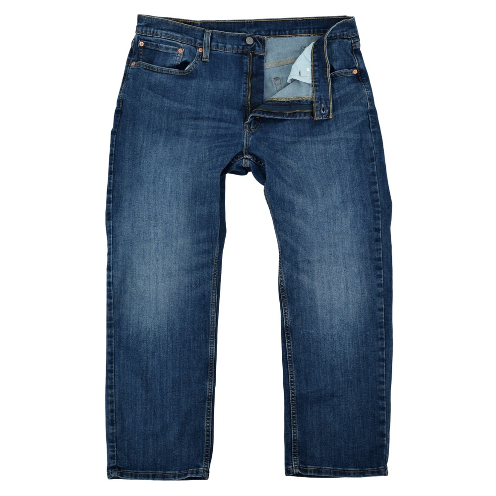 Levi's 559 Relaxed Straight Jeans Men's 38x30 (Measures 38x29) Dark Wash Stretch
